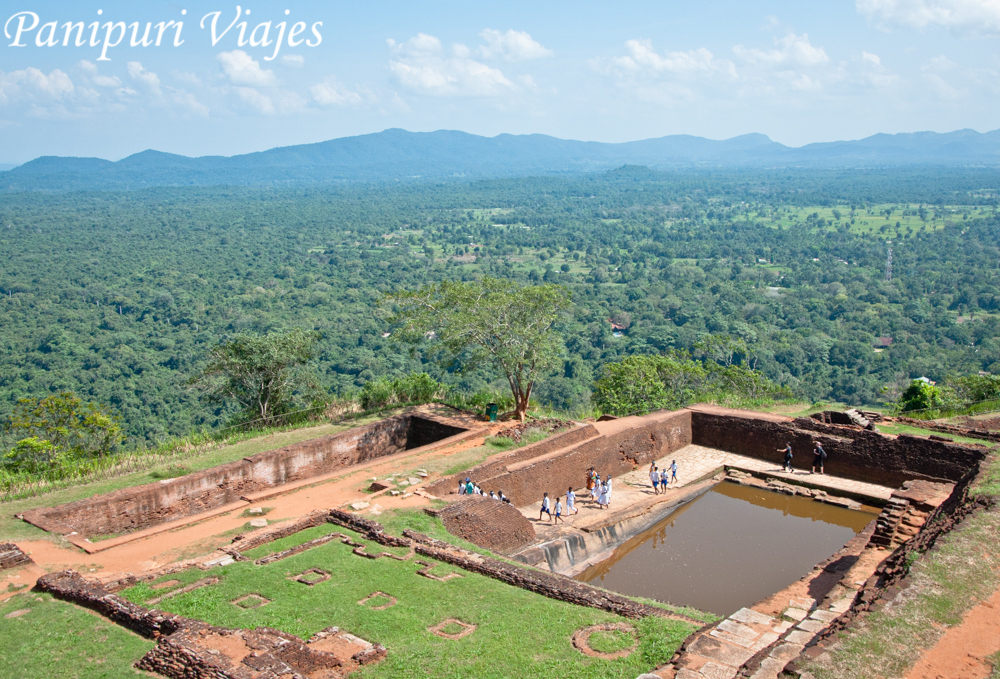 Vistas desde la Roca del León de Sigiriya
